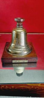 Bureau - Messing, Hout - tafel bel / HOTEL BEL, Antiek en Kunst