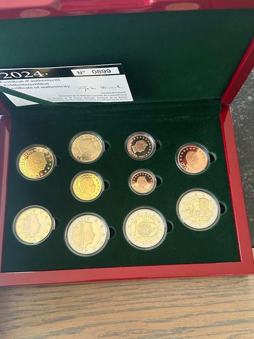 Luxemburg. Proof Set 2024 (incl. 2 euro Bon pour 1 Franc +, Postzegels en Munten, Munten | Europa | Euromunten