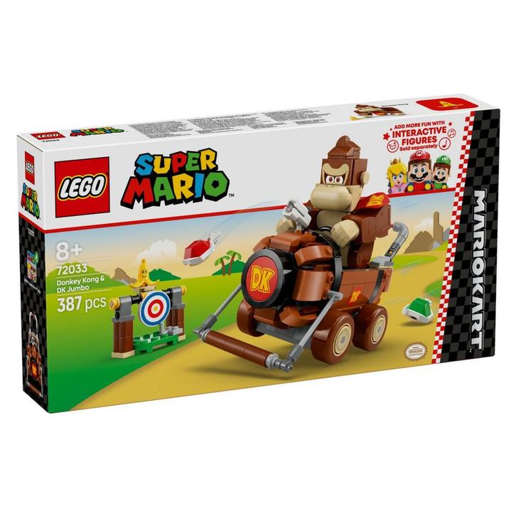 LEGO Super Mario - Donkey Kong en DK Jumbo - Mario Kart - 72, Verzamelen, Overige Verzamelen, Verzenden