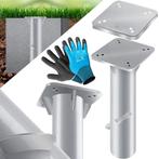 Parasolvoet metaal - parasolhoulder - metalen bodemplaat, Tuin en Terras, Verzenden, Nieuw