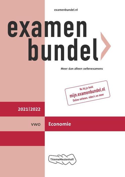 Examenbundel vwo Economie 2021/2022 9789006491630, Boeken, Schoolboeken, Gelezen, Verzenden