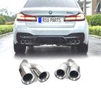 EMBOUTS D´ÉCHAPPEMENT BMW G30 G31 20- LOOK M5 CHROMÉ, Autos : Pièces & Accessoires, Verzenden