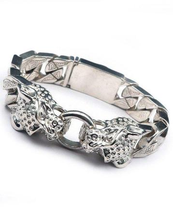 Bracelet de protection ouvragé - Léopard - Catalyseur de