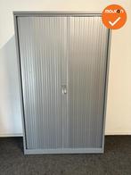 TDS Roldeurkast - 196x120x45cm - Zilvergrijs met kunststof z, Ophalen of Verzenden, Kast