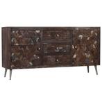 vidaXL Dressoir 160x40x80 cm massief gerecycled hout, Huis en Inrichting, Kasten | Dressoirs, Verzenden, Nieuw