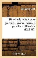 Histoire de la litterature grecque. Lyrisme, pr. CROISET-M., CROISET-M, Verzenden