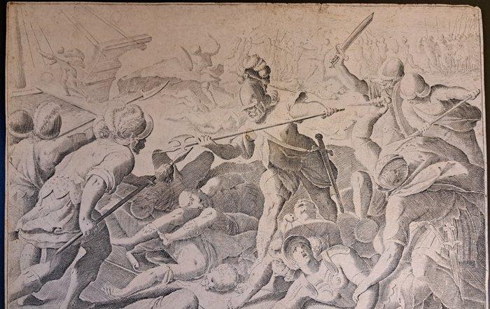 Marcantonio Raimondi (1480 circa–1534), circle of - Scena, Antiek en Kunst, Antiek | Overige Antiek