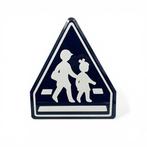 Japans vintage metalen verkeersbord – oversteekplaats -, Antiek en Kunst