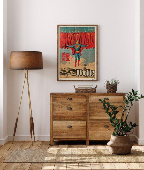 Kobalt - Woolite - Superman (Galaxy Advertising series), Antiek en Kunst, Kunst | Designobjecten