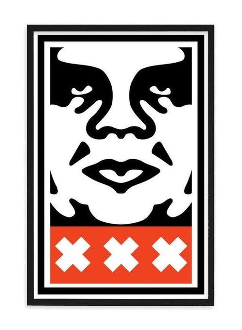 Shepard Fairey (OBEY) (1970) - Amsterdam ICON XXX, Antiquités & Art, Art | Peinture | Moderne