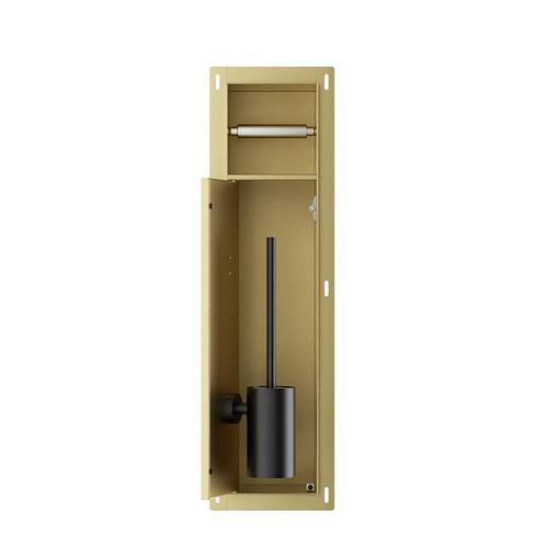 Toiletrol- en Borstelhouder Inbouw Wiesbaden Rocko, Doe-het-zelf en Bouw, Sanitair, Bad, Nieuw, Ophalen of Verzenden