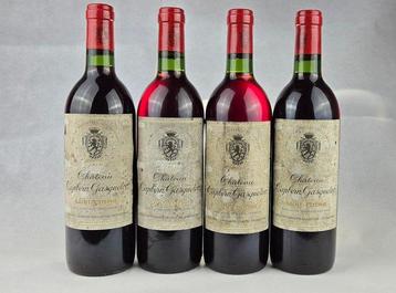 1983 Château Capbern Gasqueton - Saint-Estèphe - 4 Flessen, Nieuw