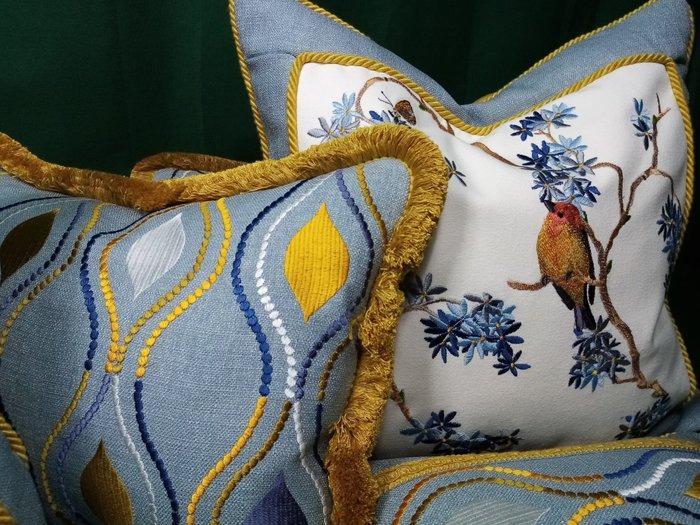 Kussensloopset met - Kussen (5), Antiek en Kunst, Curiosa en Brocante