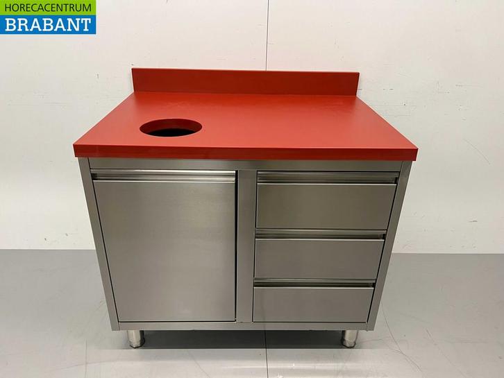 RVS Polyethylene PE Snijtafel Haringtafel Werkkast Werktafel, Zakelijke goederen, Horeca | Meubilair en Inrichting, Ophalen of Verzenden