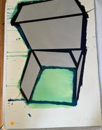 José Pedro Croft (1957) - Serigrafia sobre cartão com