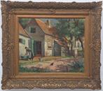 Hendricus Veenendaal (1889-1972) - Boerderij met boerin en