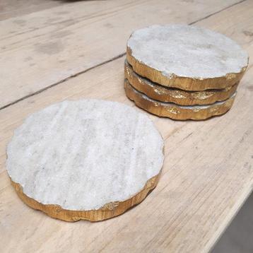 Duurzaam houten en marmer onderzetter NU met korting!!!