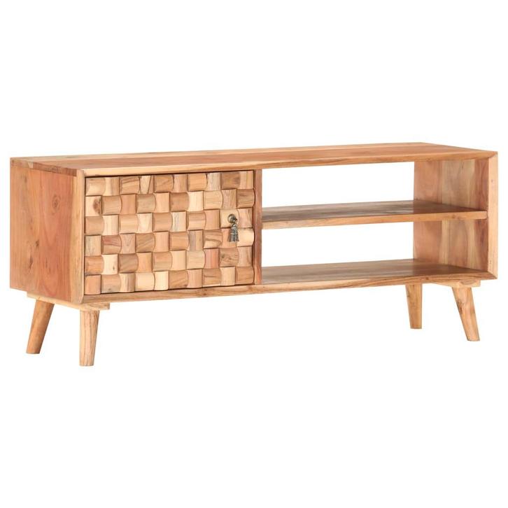 vidaXL Tv-meubel 100x35x40 cm massief acaciahout, Huis en Inrichting, Kasten | Overige, Nieuw, Verzenden