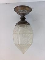 Lustre - Bronze patiné - Point lumineux ancien en bronze