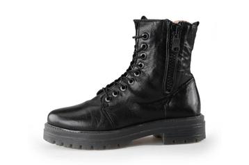 MJUS Veterboots in maat 39 Zwart | 5% extra korting, Verzenden, Zwart, Overige typen, Zo goed als nieuw