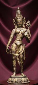 Beeld, Tara verde - 41 cm - Gepatineerd brons - 1970