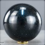 Natuurlijke zwarte toermalijn Sphere, uit Brazilië- 1373.25, Verzamelen, Mineralen en Fossielen