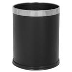 Afvalbak | RVS (Zwart) | 10L | Open | Ø223x280(h)mm Probbax, Zakelijke goederen, Verzenden, Nieuw in verpakking