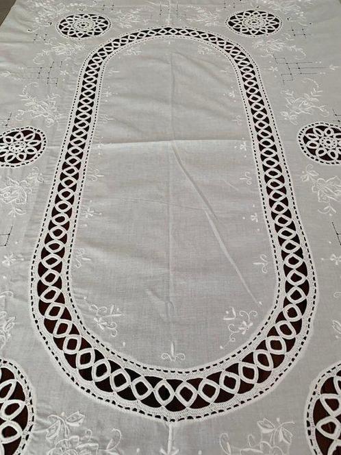 Tafelkleed - 200 cm - 170 cm, Antiek en Kunst, Antiek | Tapijten, Tafelkleden en Textiel
