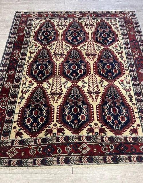 Beloudj - Vloerkleed - 144 cm - 123 cm - Afghaans tapijt, Huis en Inrichting, Stoffering | Tapijten en Vloerkleden