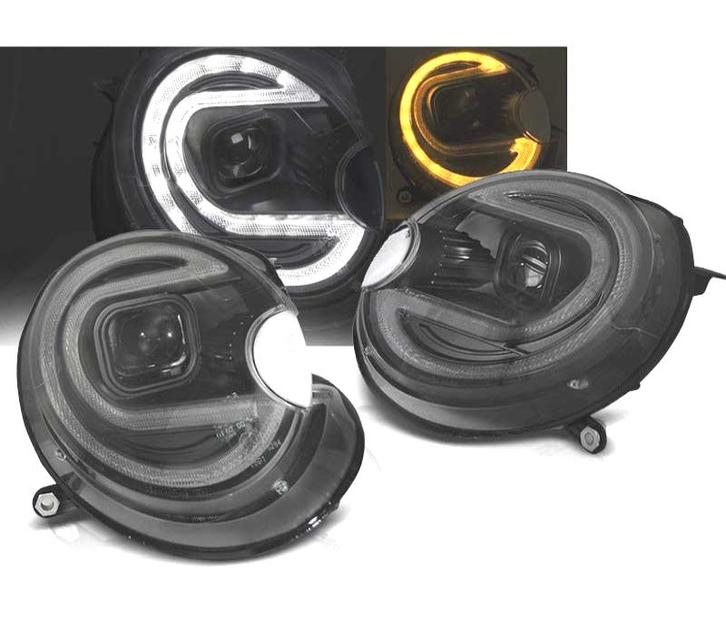 Phares Mini Cooper 06-14 Led Noir, Auto-onderdelen, Verlichting, Verzenden