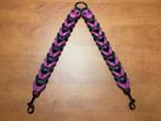 Leren duo honden riem Pink/black, Ophalen of Verzenden, Nieuw
