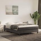 vidaXL Sommier à ressorts de lit Gris foncé 140x200 cm Velou