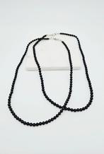 Zwarte toermalijn ketting met slotje, Ophalen of Verzenden, Nieuw