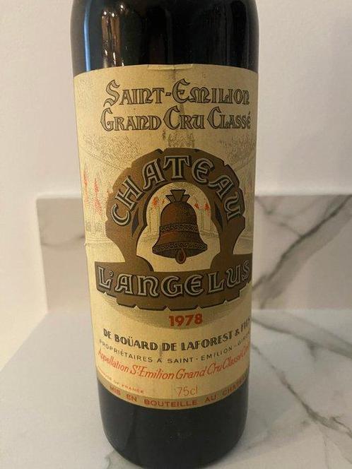 1978 Château Angelus - Bordeaux, Saint-Émilion Grand Cru, Verzamelen, Wijnen