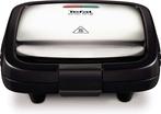 Tefal Croc Time SM193D - Tosti ijzer - Anti-aanbaklaag - 700, Ophalen of Verzenden, Nieuw