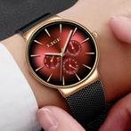 Luxe Horloge Heren - Anoloog Kwarts Uurwerk voor Mannen, Verzenden, Nieuw, Lige