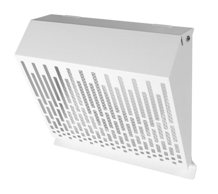 Whisper Luxe Design Gevelkap 100mm - AFVOER - WIT, Doe-het-zelf en Bouw, Ventilatie en Afzuiging, Nieuw, Verzenden