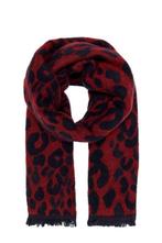 ONLY sjaal rood/zwart (Sjaals, Mooi & Gezond), Kleding | Dames, Mutsen, Sjaals en Handschoenen, Nieuw, Verzenden