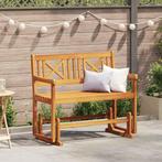 vidaXL Tuin Schommelbank Bruin 110 x 59 x 97cm Massief, Verzenden, Nieuw
