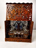 cave à liqueur - Drankkast - Kristal, Walnoot