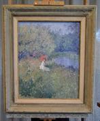 Chris van Dijk (1952) Impressionist - Au bord de leau