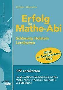Erfolg im Mathe-Abi Lernkarten Schleswig-Holstein von He..., Livres, Livres Autre, Envoi