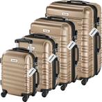 Kofferset Mila 4-delig met bagageweegschaal en bagagelabel -, Bijoux, Sacs & Beauté, Beauté | Cosmétiques & Maquillage, Verzenden