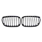 Hoogglans Zwarte Nieren (Grillen) BMW F20 F21 B0326, Nieuw, Voor, BMW