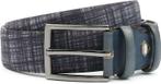Suitable Leren Riem Navy maat 115 Heren, Kleding | Heren, Riemen en Ceintuurs, Verzenden, Echt leder, Nieuw, Suitable