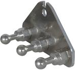 Plaque de connexion à la terre de Dehn avec points de boule, Verzenden