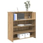 vidaXL Receptiebalie 100x50x103,5cm bewerkt hout artisanaal, Verzenden, Nieuw
