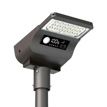 Solar straatlamp 3000 Lumen — IP65 & afstandsbediening beschikbaar voor biedingen