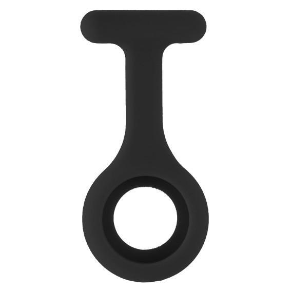 Fako - Verpleegstershorloge - Siliconen Hoesje - Zwart, Handtassen en Accessoires, Horloges | Dames, Verzenden