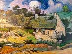 Mario Franzini (1942-2019), da Van Gogh - Case con tetto di, Antiek en Kunst